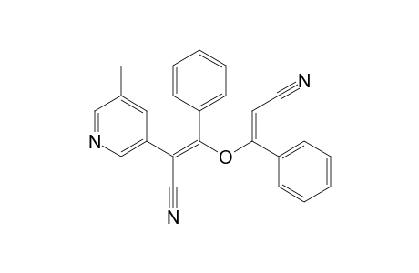 3-Pyridineacetonitrile, .alpha.-[[(2-cyano-1-phenylethenyl)oxy]phenylmethylene]-4-methyl-, (E,E)-