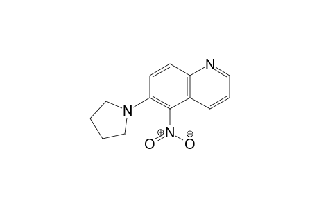 Quinoline, 5-nitro-6-(1-pyrrolidinyl)-