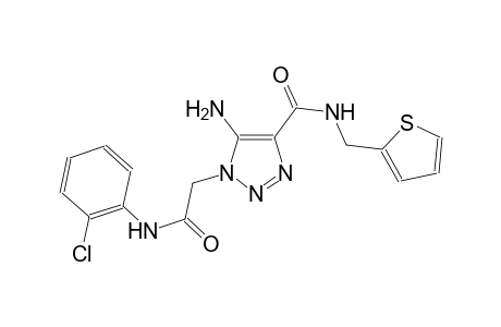 5-amino-1-[2-(2-chloroanilino)-2-oxoethyl]-N-(2-thienylmethyl)-1H-1,2,3-triazole-4-carboxamide