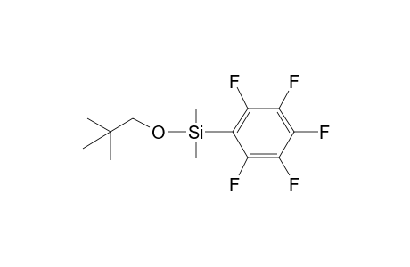 2,2-Dimethyl-1-dimethyl(pentafluorophenyl)silyloxypropane