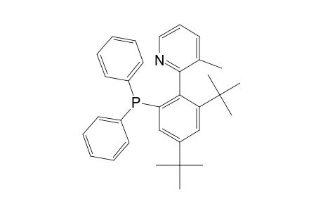 2-(2'-DIPHENYLPHOSPHINO-4',6'-DI-TERT.-BUTYL-1'-PHENYL)-3-METHYLPYRIDINE