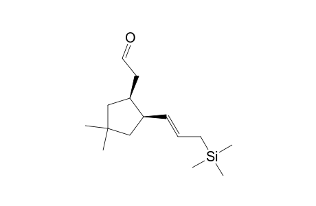 cis-2-[2-[(E)-3-(trimethylsilyl)-1-propenyl]-4,4-dimethylcyclopentyl]ethanal