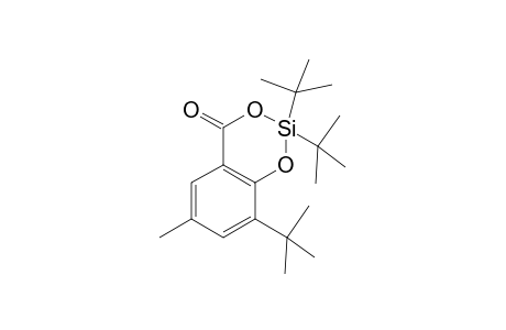 2,2,8-tritert-butyl-6-methyl-1,3,2-benzodioxasilin-4-one