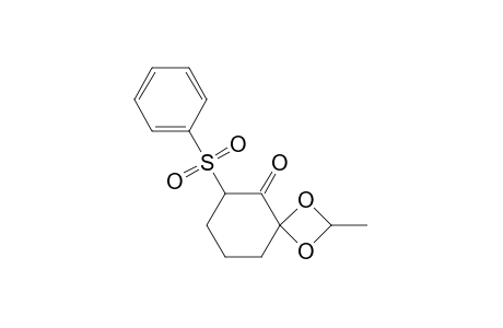 2,2-Ethylenedioxy-6-phenylsulfonylcyclohexanone