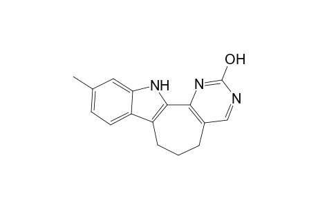 2-Hydroxy-10-methyl-5,6,7,12-tetrahydropyrimido[5',6':6,7]cyclohepta[b]indole