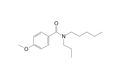 Benzamide, 4-methoxy-N-propyl-N-pentyl-