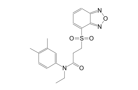 propanamide, 3-(2,1,3-benzoxadiazol-4-ylsulfonyl)-N-(3,4-dimethylphenyl)-N-ethyl-