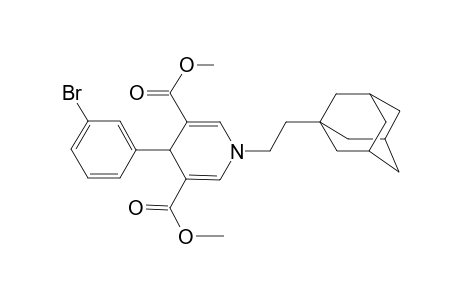 1-[2-(1-adamantyl)ethyl]-4-(3-bromophenyl)-4H-pyridine-3,5-dicarboxylic acid dimethyl ester