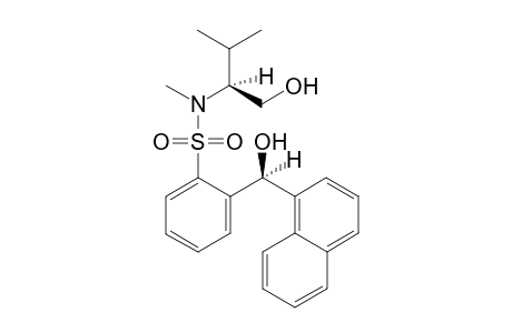 2-[(S)-hydroxy(1-naphthyl)methyl]-N-methyl-N-[(1S)-2-methyl-1-methylol-propyl]benzenesulfonamide