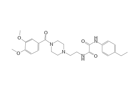 ethanediamide, N~1~-[2-[4-(3,4-dimethoxybenzoyl)-1-piperazinyl]ethyl]-N~2~-(4-ethylphenyl)-