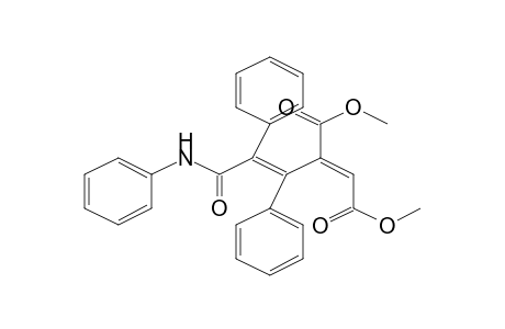 Dimethyl (2E)-2-[(1E)-3-anilino-3-oxo-1,2-diphenyl-1-propenyl]-2-butenedioate