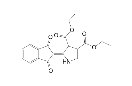 Diethyl 4,5-dihydro-2-(1,3-dioxoindan-2-ylidene)pyrrole-cis,trans-3,4-dicarboxylate