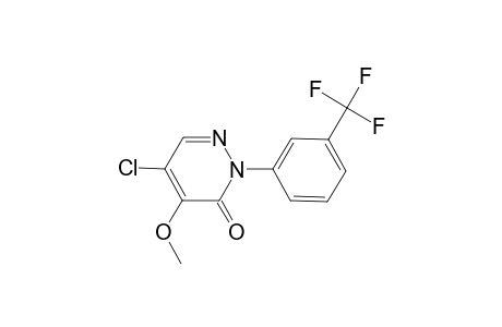 5-Chloro-4-methoxy-2-[3-(trifluoromethyl)phenyl]-3(2H)-pyridazinone