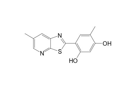 4-Methyl-6-(6-methyl-1,3-thiazolo[5,4-b]pyridin-2-yl)benzene-1,3-diol