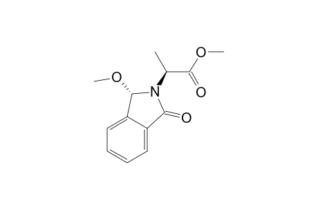 Methyl (2S,3'S)-2-(2,3-dihydro-3-methoxy-1-oxo-1H-isoindol-2-yl)-propanoate