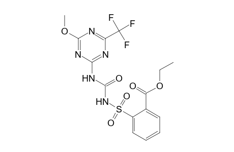 Benzoic acid, 2-[[[[[4-methoxy-6-(trifluoromethyl)-1,3,5-triazin-2-yl]amino]carbonyl]amino]sulfonyl]-, ethyl ester