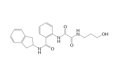 ethanediamide, N~1~-[2-[[(2,3-dihydro-1H-inden-2-yl)amino]carbonyl]phenyl]-N~2~-(3-hydroxypropyl)-
