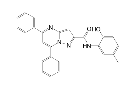 N-(2-hydroxy-5-methylphenyl)-5,7-diphenylpyrazolo[1,5-a]pyrimidine-2-carboxamide