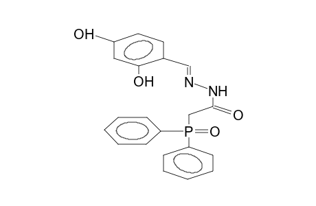 2,4-DIHYDROXYBENZAL, DIPHENYLPHOSPHORYLACETYLHYDRAZONE (ISOMER MIXTURE)