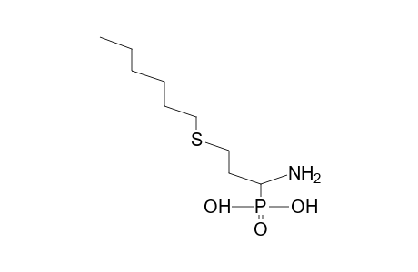 3-HEXYLTHIO-1-AMINOPROPYLPHOSPHONIC ACID