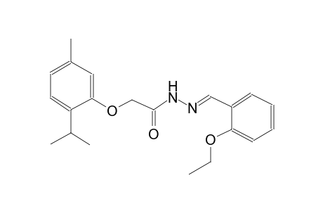 acetic acid, [5-methyl-2-(1-methylethyl)phenoxy]-, 2-[(E)-(2-ethoxyphenyl)methylidene]hydrazide