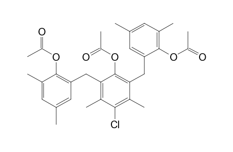 2,6-BIS(3,5-DIMETHYL-2-HYDROXYBENZYL)-4-CHLORO-3,5-DIMETHYLPHENOL, TRIACETATE