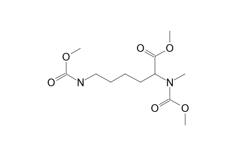 N.alpha.-Methyl-L-lysine, N,N'-di(methoxycarbonyl)-, methyl ester