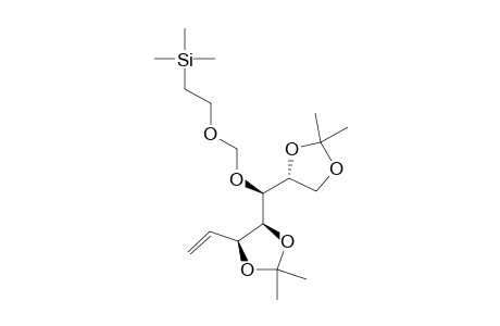 1,2-DIDEOXY-3,4:6,7-DI-O-ISOPROPYLIDENE-5-O-([(TRIMETHYLSILYL)-ETHOXY]-METHYL)-D-MANNO-HEPT-1-ENITOL