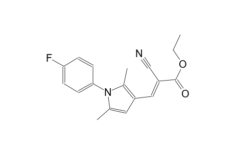 ethyl (2E)-2-cyano-3-[1-(4-fluorophenyl)-2,5-dimethyl-1H-pyrrol-3-yl]-2-propenoate