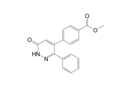 4-(6-keto-3-phenyl-1H-pyridazin-4-yl)benzoic acid methyl ester