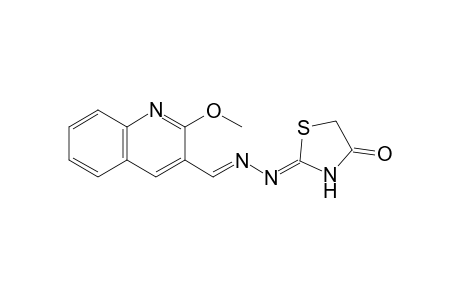 (Z)-2-((E)-((2-Methoxyquinolin-3-yl)methylene)hydrazono)thiazolidin-4-one