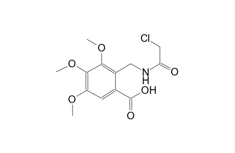 benzoic acid, 2-[[(chloroacetyl)amino]methyl]-3,4,5-trimethoxy-