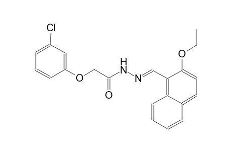 acetic acid, (3-chlorophenoxy)-, 2-[(E)-(2-ethoxy-1-naphthalenyl)methylidene]hydrazide