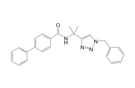N-{2-(1-Benzyl-1H-1,2,3-triazol-4-yl)propan-2-yl}-[1,1'-biphenyl]-4-carboxamide