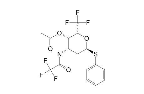 PHENYL_4-O-ACETYL-2,3,6-TRIDEOXY-6,6,6-TRIFLUORO-1-THIO-3-TRIFLUOROACETAMIDO-BETA-L-LYXO-HEXOPYRANOSE