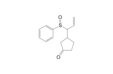 Cyclopentanone, 3-[1-(phenylsulfinyl)-2-propenyl]-, [3R*(1R*)]-