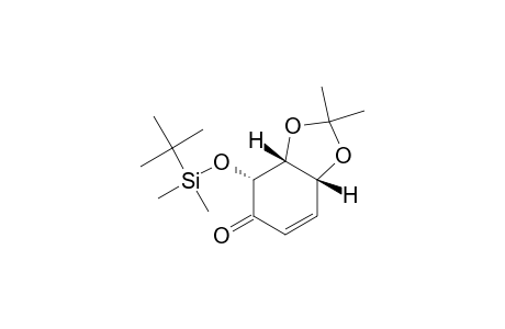 1,3-Benzodioxol-5(4H)-one, 4-[[(1,1-dimethylethyl)dimethylsilyl]oxy]-3a,7a-dihydro-2,2-dimethyl-, [3aR-(3a.alpha.,4.beta.,7a.alpha.)]-