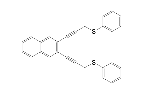 2,3-Bis(3-phenylthiopropynyl)naphthalene