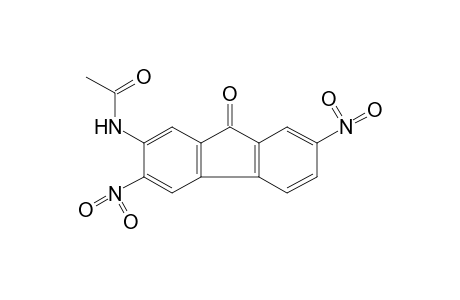 N-(3,7-DINITRO-9-OXOFLUOREN-2-YL)ACETAMIDE
