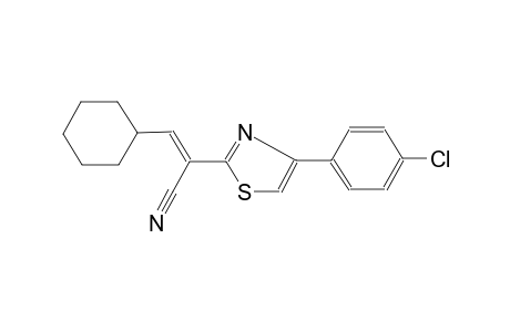 2-thiazoleacetonitrile, 4-(4-chlorophenyl)-alpha-(cyclohexylmethylene)-