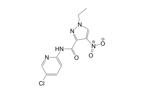 N-(5-chloro-2-pyridinyl)-1-ethyl-4-nitro-1H-pyrazole-3-carboxamide
