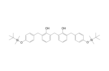 2,4-Bis(1-tert-butyldimethylsilyloxybenzyl)-6,6'-methylenediphenol