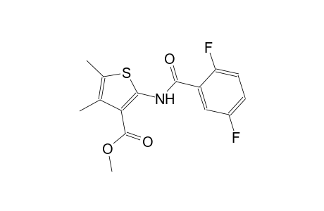 methyl 2-[(2,5-difluorobenzoyl)amino]-4,5-dimethyl-3-thiophenecarboxylate