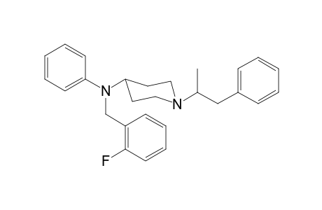 N-(2-Fluorobenzyl)-N-phenyl-1-(1-phenylpropan-2-yl)piperidin-4-amine