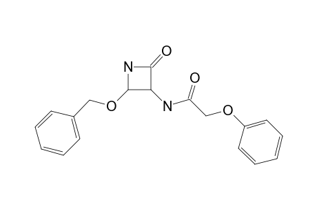CIS-3-PHENOXYACETAMIDO-4-BENZYLOXY-2-AZETIDINONE