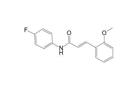 (2E)-N-(4-Fluorophenyl)-3-(2-methoxyphenyl)-2-propenamide