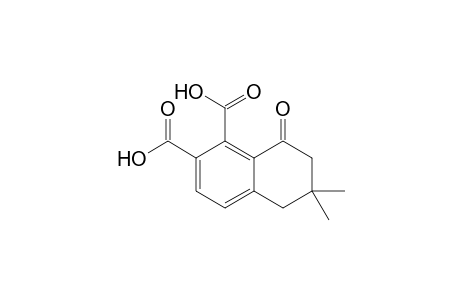 6,6-Dimethyl-8-oxo-5,6,7,8-tetrahydronaphthalene-1,2-dicarboxylic acid