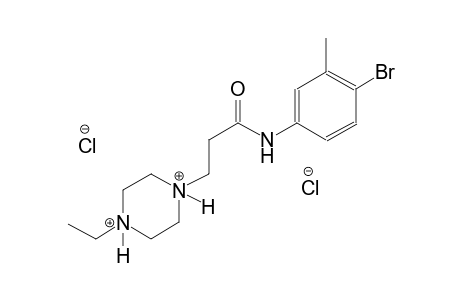 piperazinediium, 1-[3-[(4-bromo-3-methylphenyl)amino]-3-oxopropyl]-4-ethyl-, dichloride