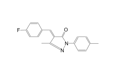 (4E)-4-(4-fluorobenzylidene)-5-methyl-2-(4-methylphenyl)-2,4-dihydro-3H-pyrazol-3-one