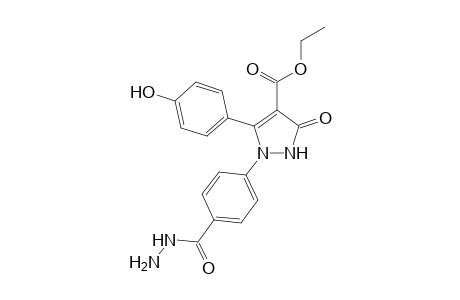 Ethyl-1-(4-(hydrazinecarbonyl)phenyl)-5-(4-hydroxyphenyl)-3-oxo-2,3-dihydro-1H-pyrazol-4-carboxylate